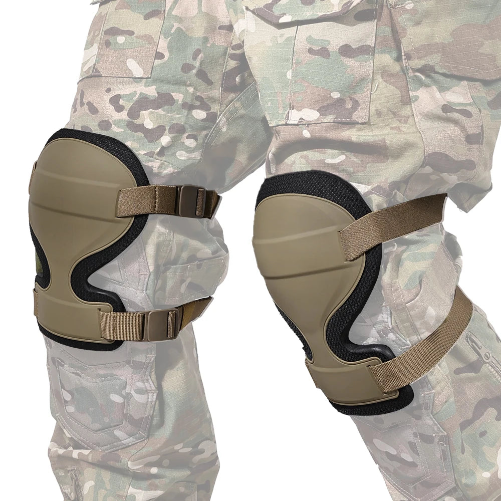 מגני ברכיים טקטיים עם ריפוד אנטומי – דגם Combat Flex